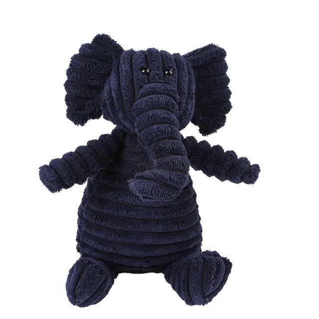 Classic Corduroy Critter Dog Toy – Durable Squeaky Plush for Small & Medium Dogs