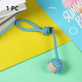 Durable Cotton Rope Ball Toy – Interactive Tug, Fetch & Teeth Cleaning Chew for All Dogs