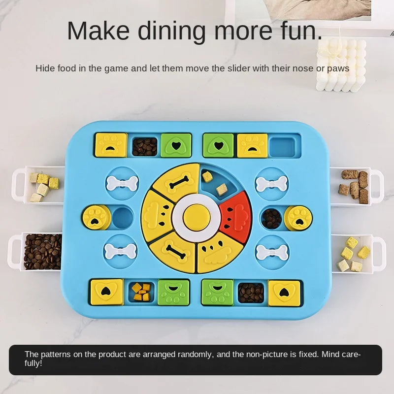 "Brainiac" Interactive Dog Puzzle – Level 2 Enrichment Feeder & Mental Stimulation Toy