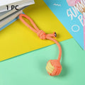 Durable Cotton Rope Ball Toy – Interactive Tug, Fetch & Teeth Cleaning Chew for All Dogs