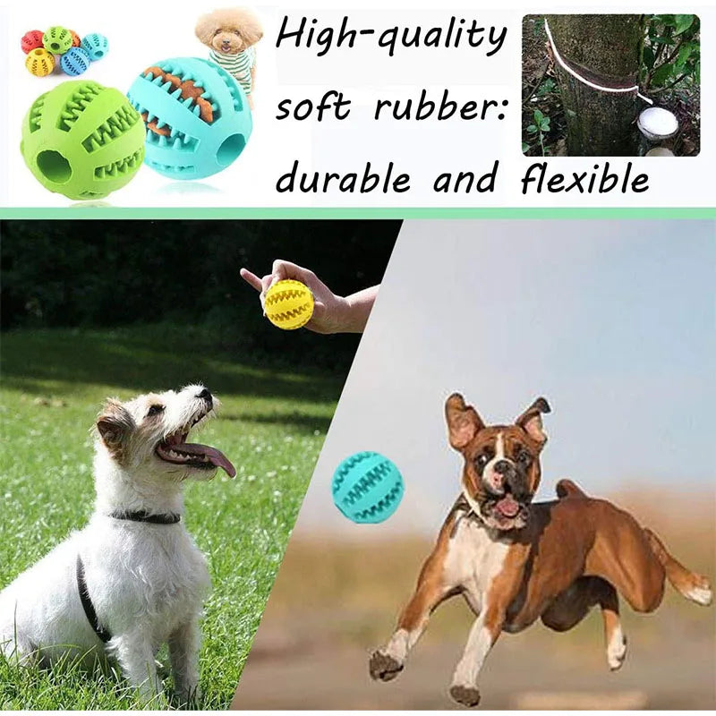 Interactive Dental Treat Ball – Durable Bite-Resistant Rubber Slow Feeder for All Dogs