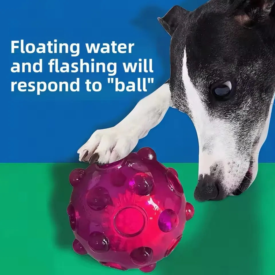 Smart LED Interactive Rolling Ball – Automatic Motion-Activated Pet Toy for Boredom Relief