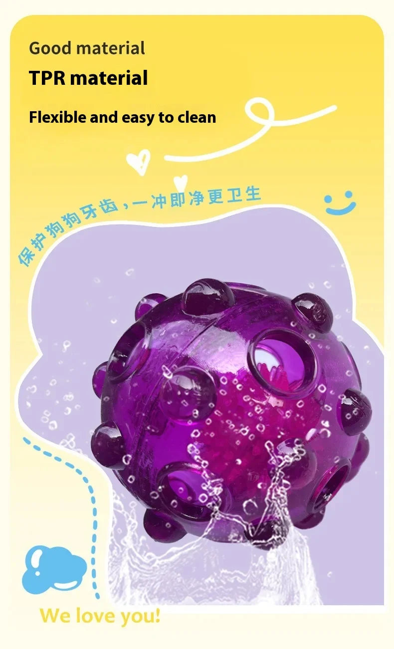 Smart LED Interactive Rolling Ball – Automatic Motion-Activated Pet Toy for Boredom Relief