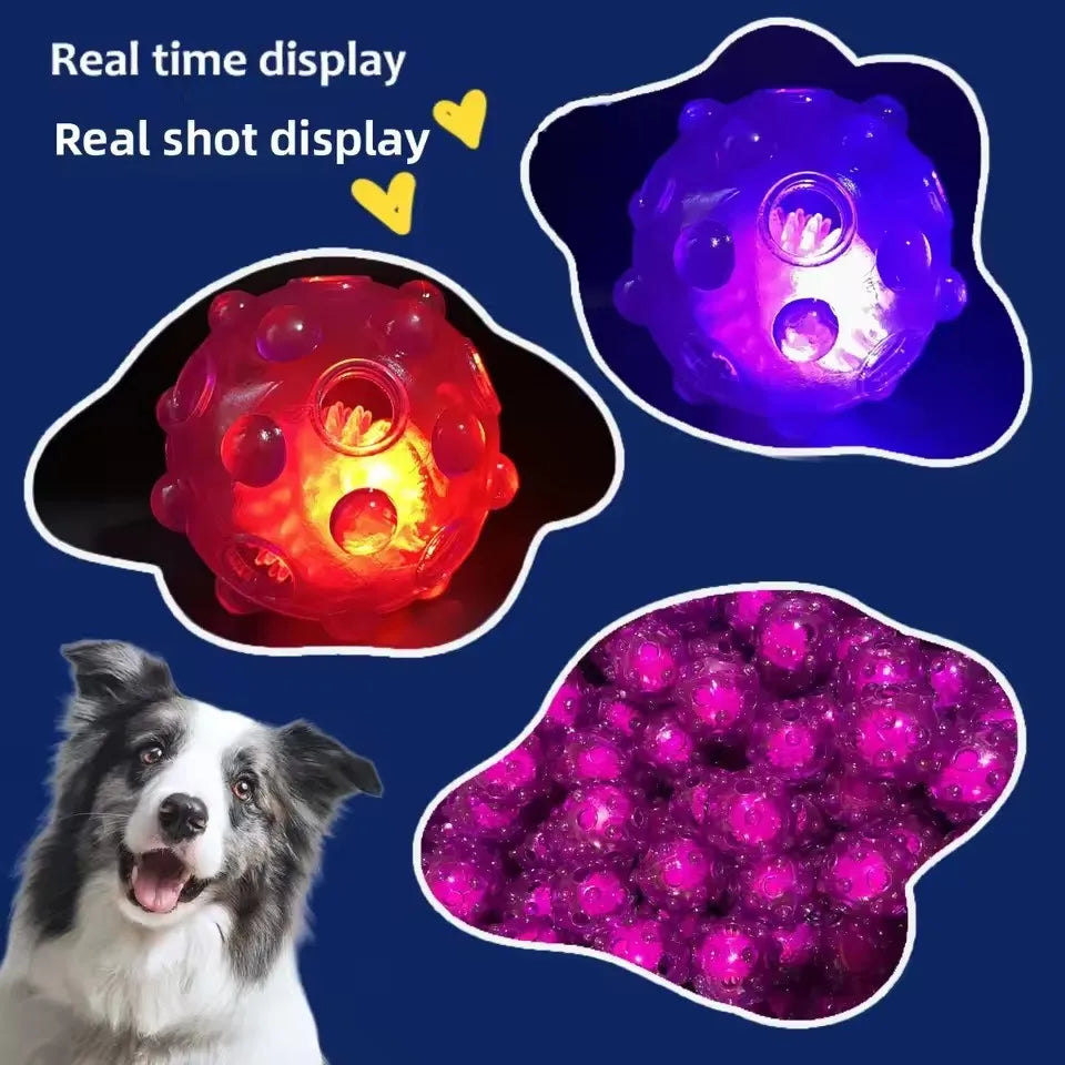 Smart LED Interactive Rolling Ball – Automatic Motion-Activated Pet Toy for Boredom Relief