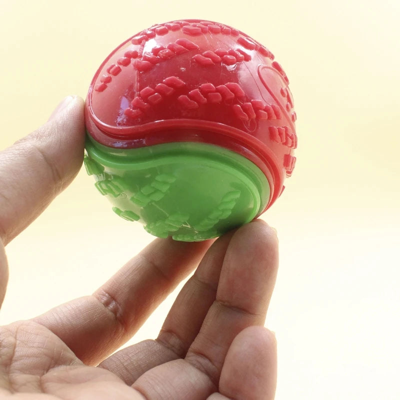 Pelota dental chirriadora Tough-Teeth: juguete duradero para perros