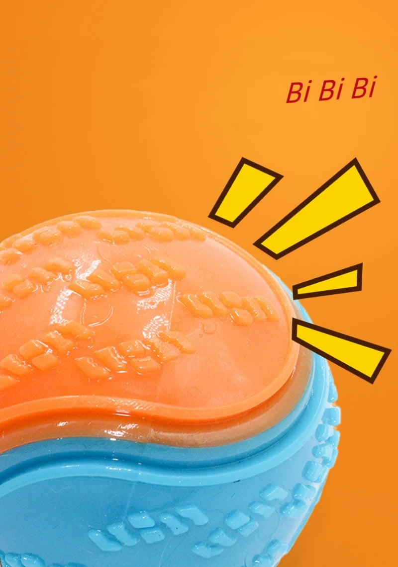 Pelota dental chirriadora Tough-Teeth: juguete duradero para perros