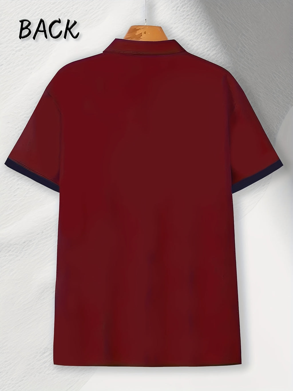 Dachshund Print Men'S Casual Polo Shirt, Short Sleeve for Summer, 100% Polyester, Vacation And Leisure, Comfortable Outdoor Golf Wear, Suitable for Gym, Fitness, Running, And Training, Business Casual Gift for Father And Boyf