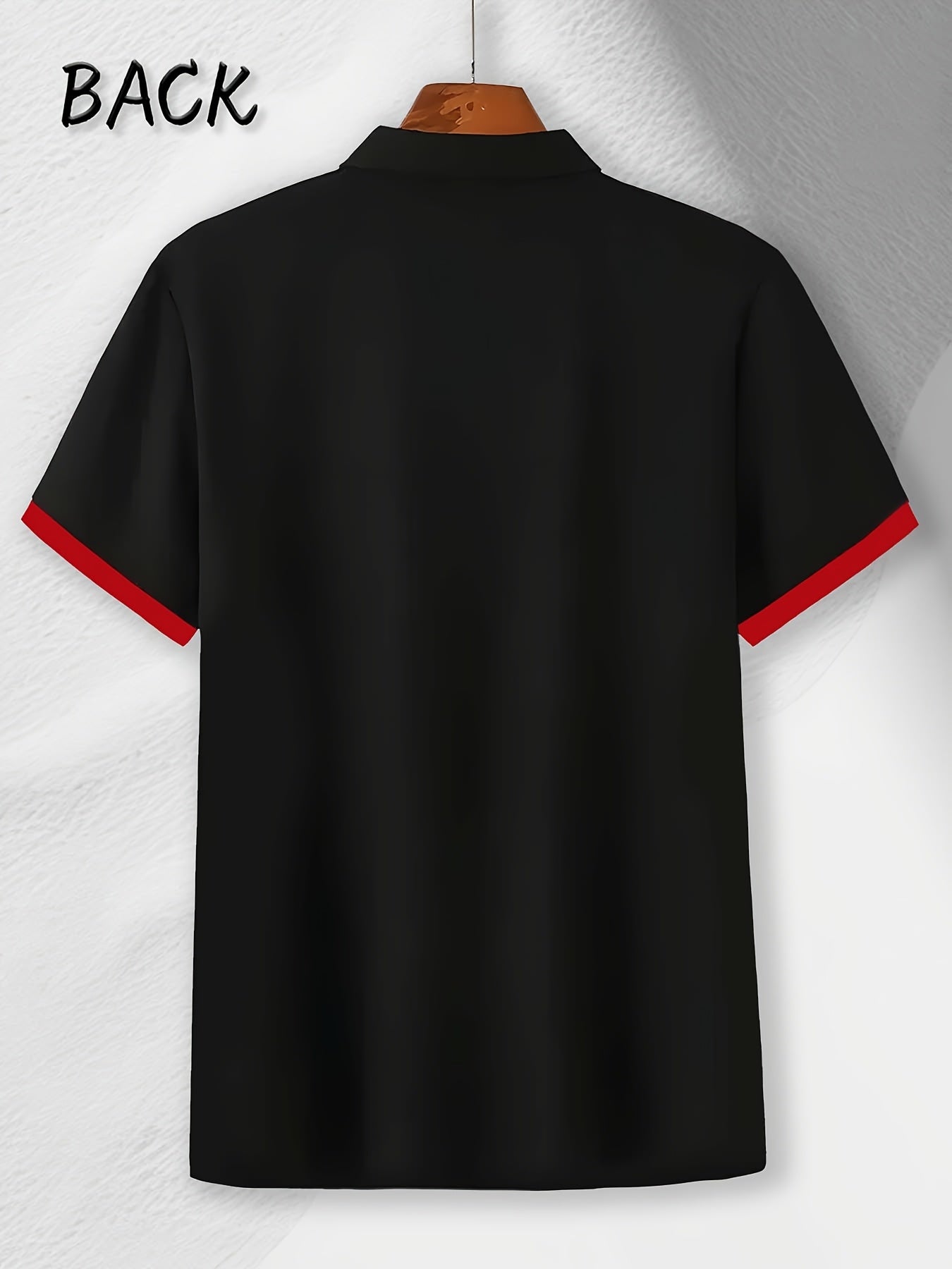 Dachshund Print Men'S Casual Polo Shirt, Short Sleeve for Summer, 100% Polyester, Vacation And Leisure, Comfortable Outdoor Golf Wear, Suitable for Gym, Fitness, Running, And Training, Business Casual Gift for Father And Boyf