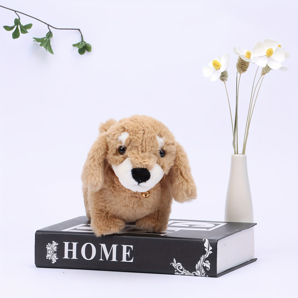 Dachshund Plush Cuddle Buddy – 11" Ultra-Soft Stuffed Doxie in Black, Gray, & Brown