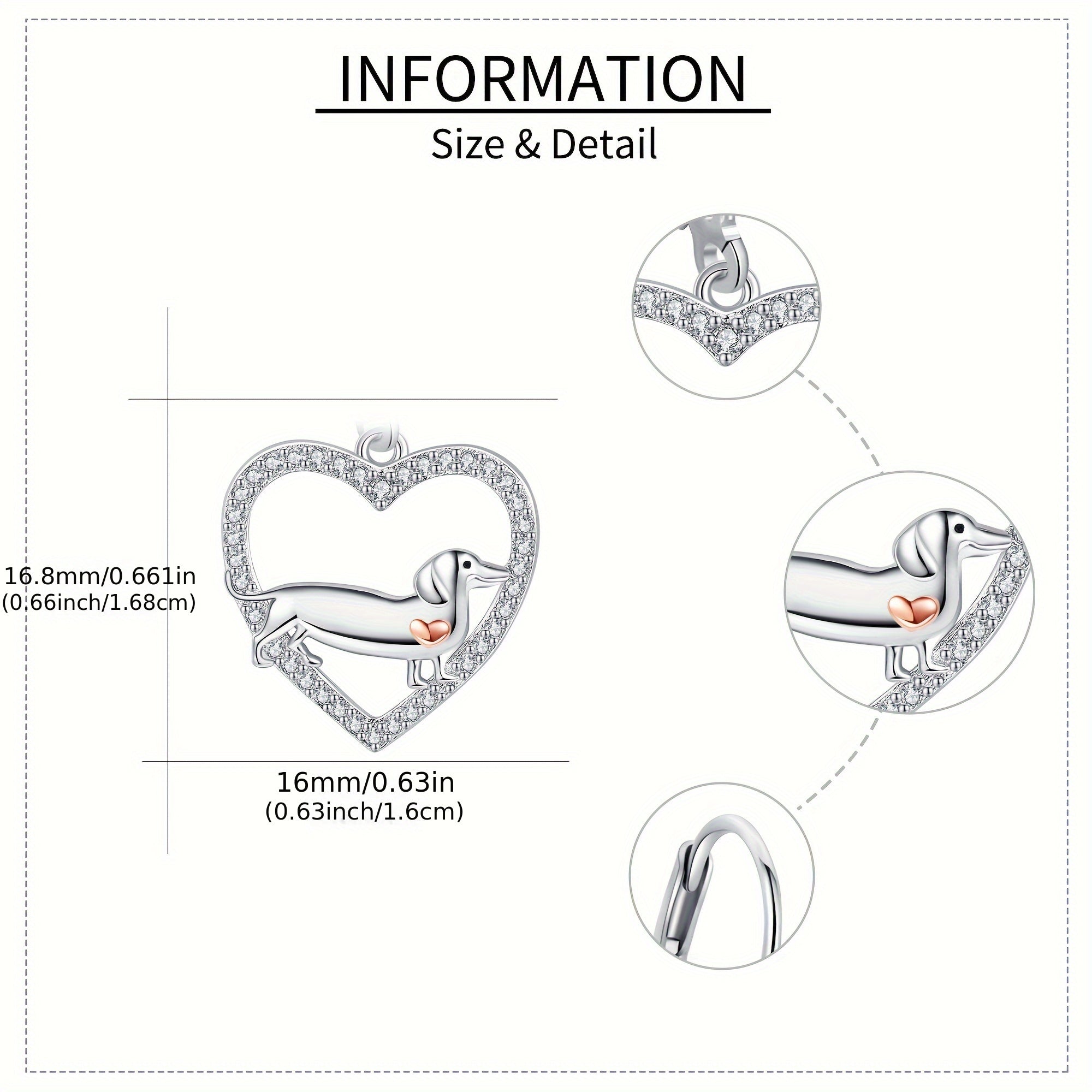 Dachshund Earrings For Women 925 Sterling Sliver Weiner Dog Earrings Dachshund Jewelry