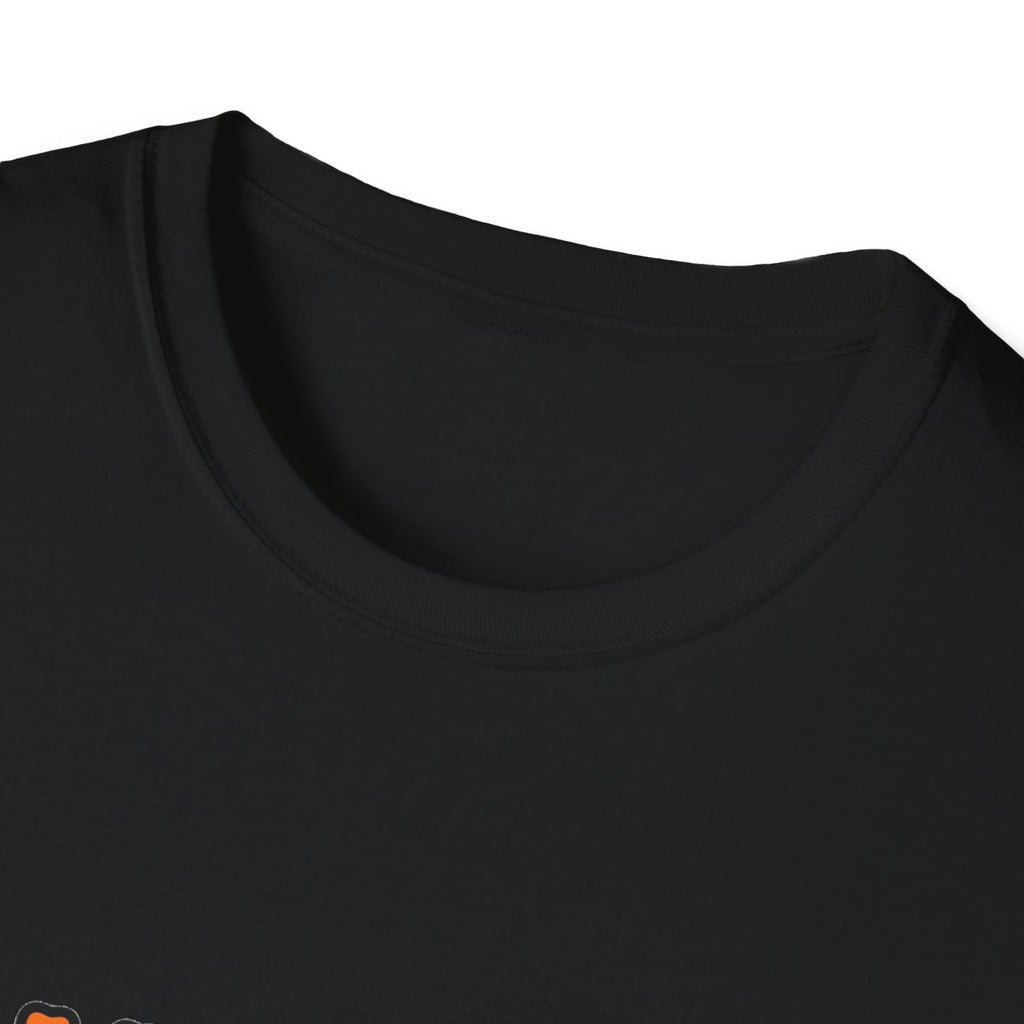 Halloweenie ghost dachshund tee - Black - neck