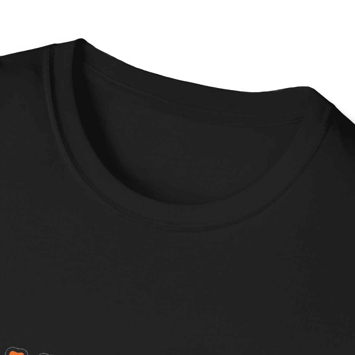 Halloweenie ghost dachshund tee - Black - neck