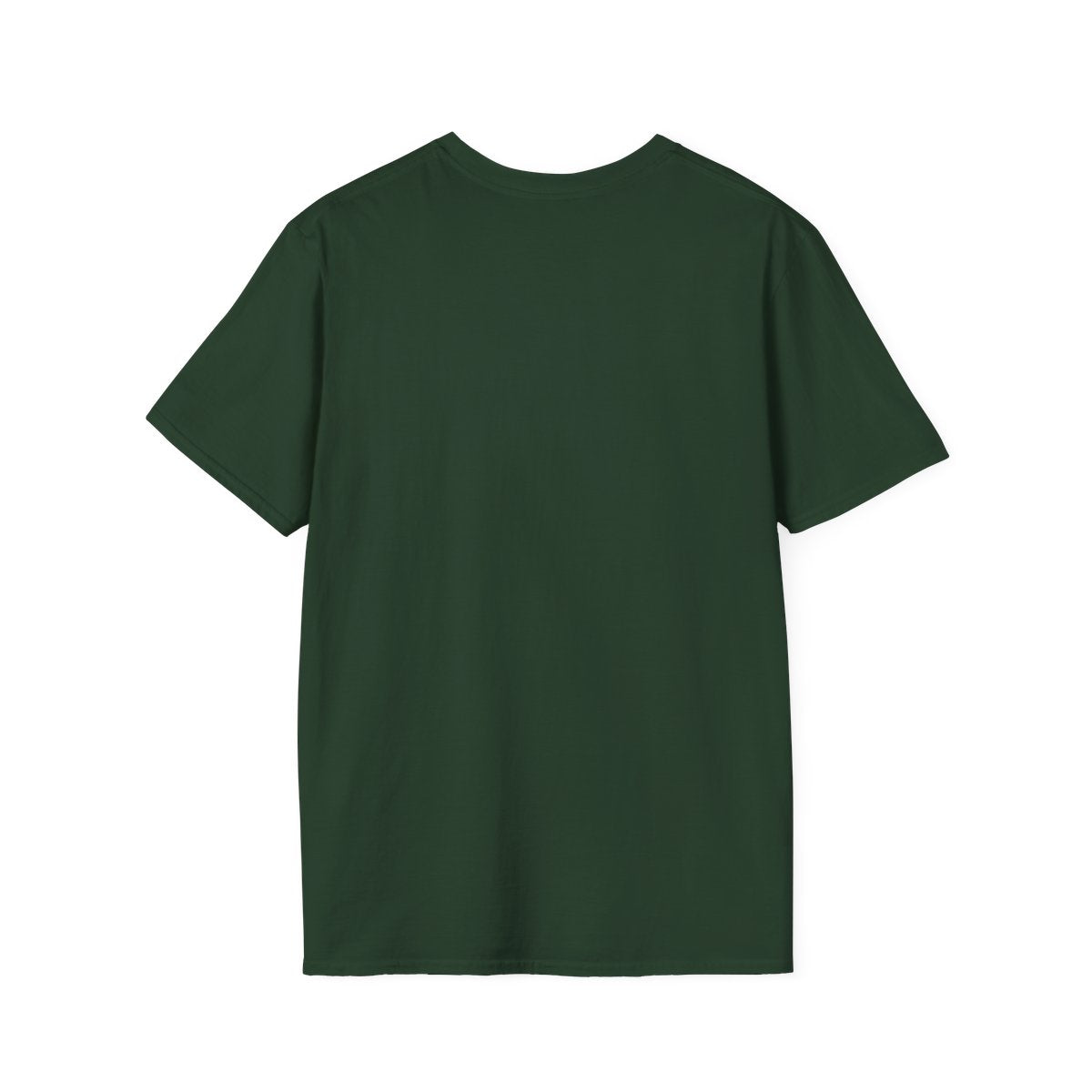 Halloweenie ghost dachshund tee - Forest Green - back