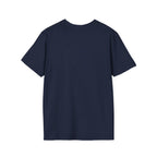 Halloweenie ghost dachshund tee - Navy - back