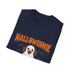Halloweenie ghost dachshund tee - Navy - other