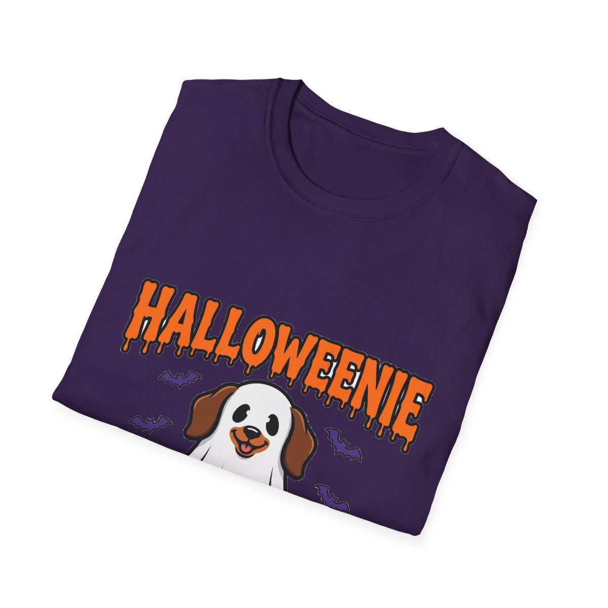 Halloweenie ghost dachshund tee - Purple - other