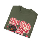 Hot Girls Love Wieners T-Shirt - Military Green