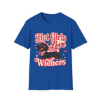Hot Girls Love Wieners T-Shirt - Royal