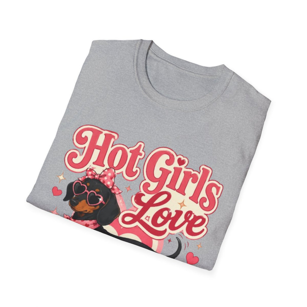 Hot Girls Love Wieners T-Shirt - Sport Grey