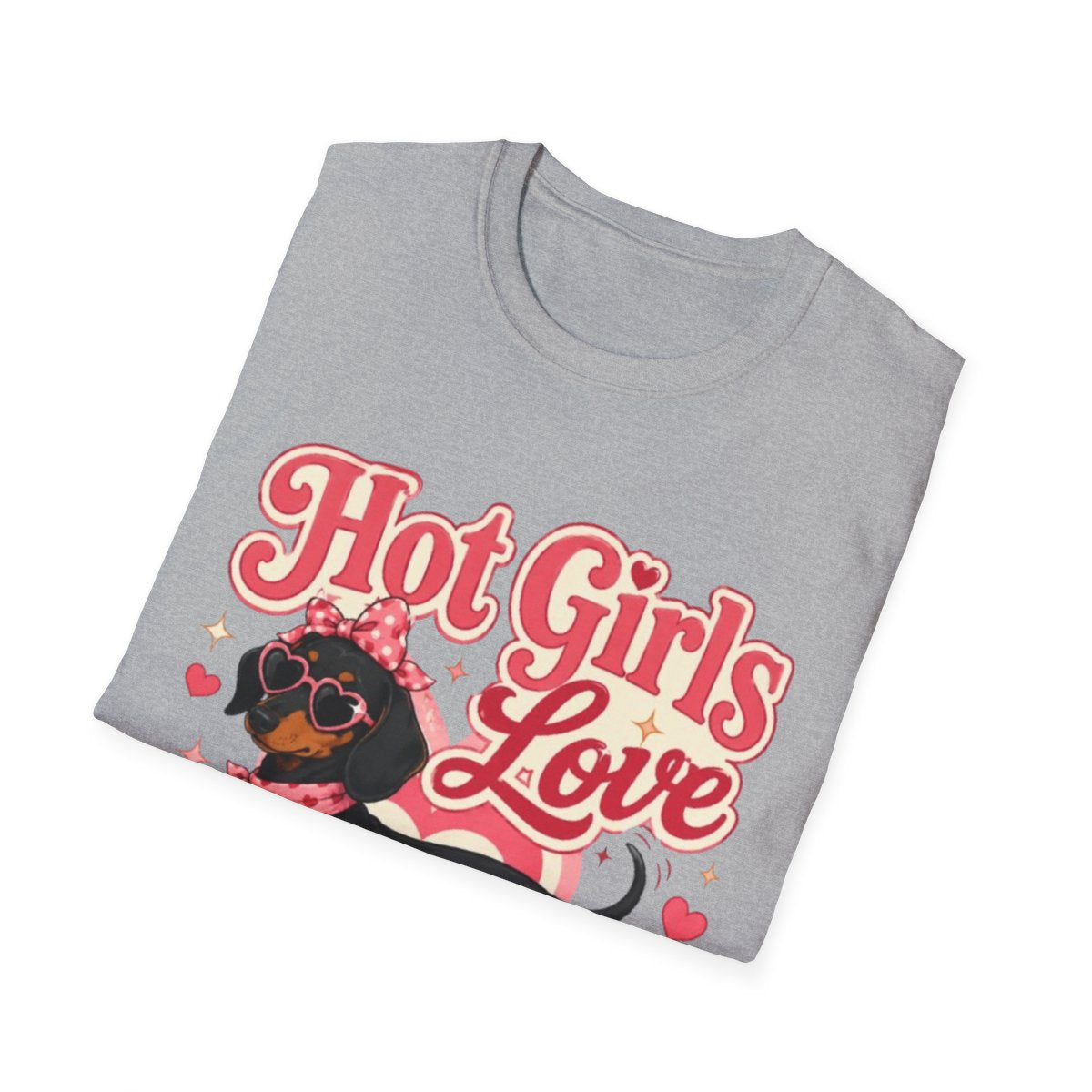 Hot Girls Love Wieners T-Shirt - Sport Grey